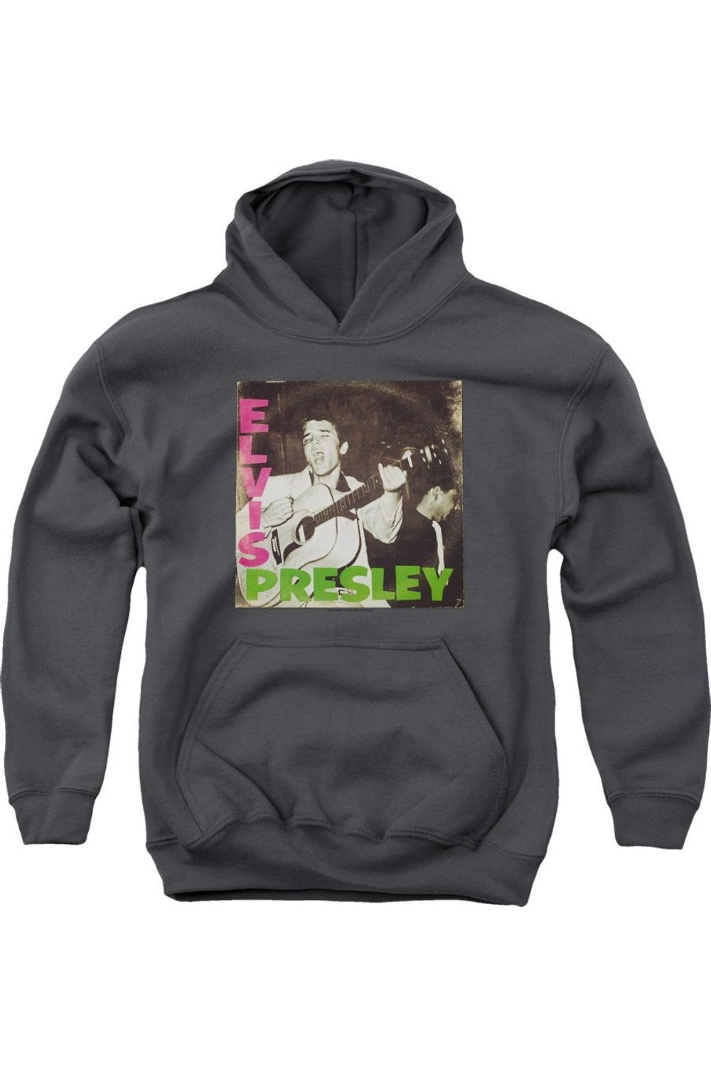 

Толстовка с капюшоном Elvis Presley First LP Youth Gildan, Charcoal