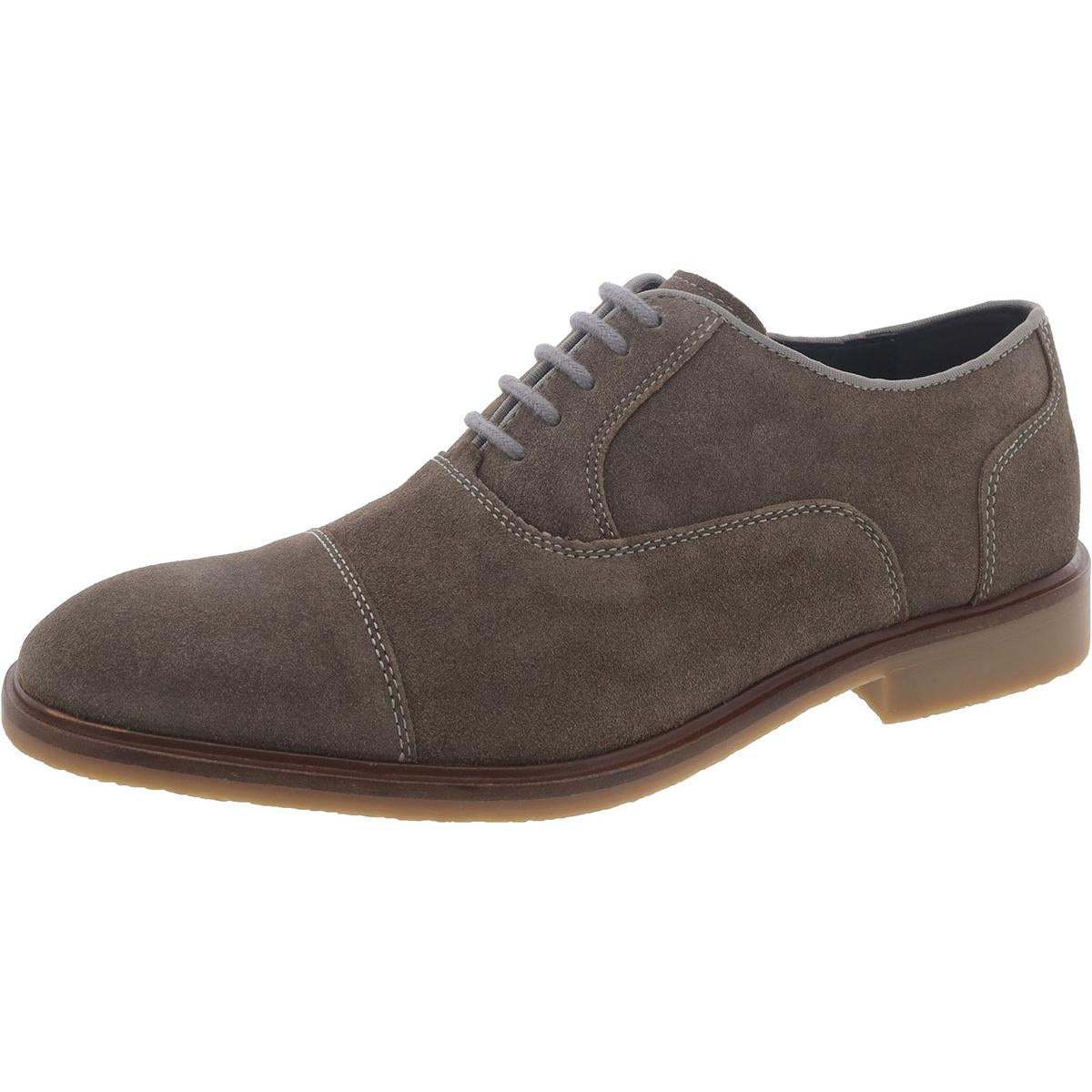 

Мужские замшевые оксфорды на шнуровке Rollie Steve Madden, цвет grey suede