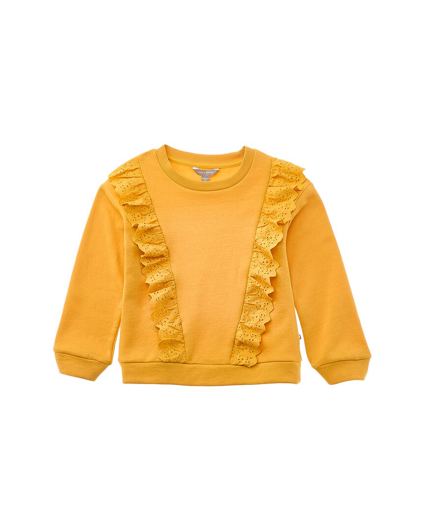 

Вышитая толстовка Lucky Brand, желтый
