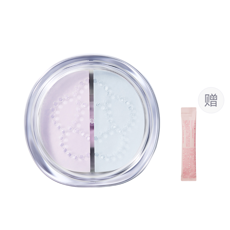 

Двухцветная рассыпчатая пудра для стойкого макияжа с матовым эффектом и выравниванием пор 10г Judydoll