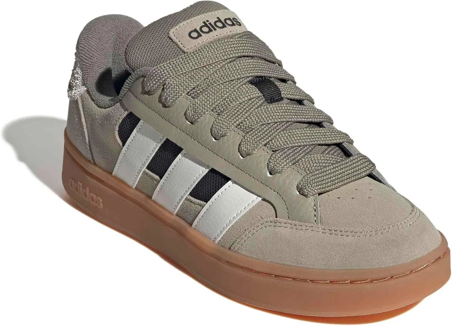 Кроссовки мужские adidas Grand Court Alpha, цвет Wonder Cargo/Core White/Black — фото 4
