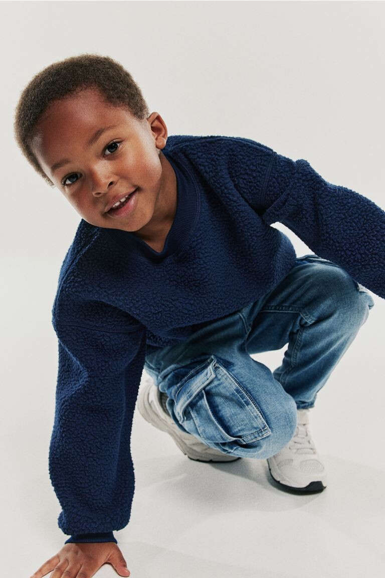 

Плюшевая толстовка оверсайз H&M