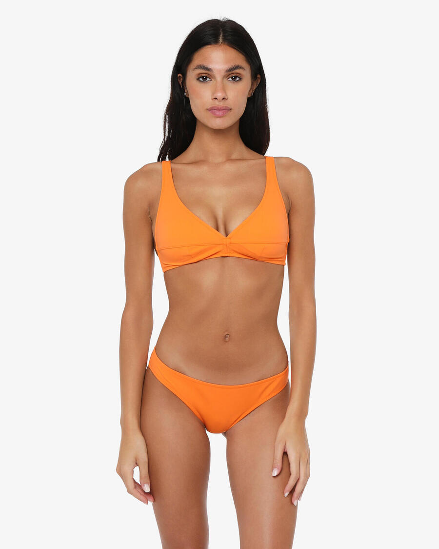 

JAKED Синтетические плавки-шорты женские оранжевого цвета