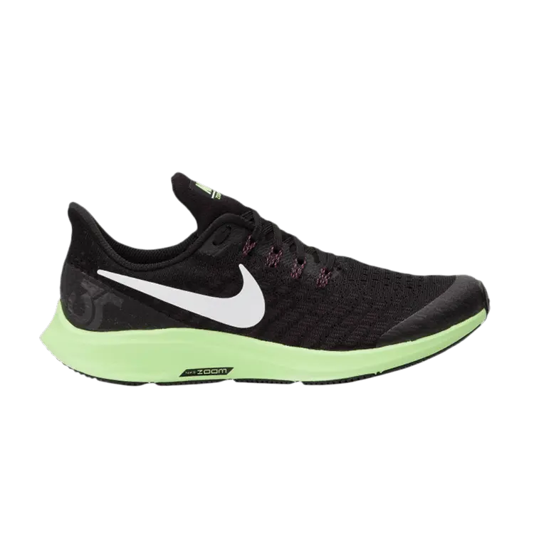 

Кроссовки Nike Air Zoom Pegasus 35 GS 'Black Lime Blast', черный