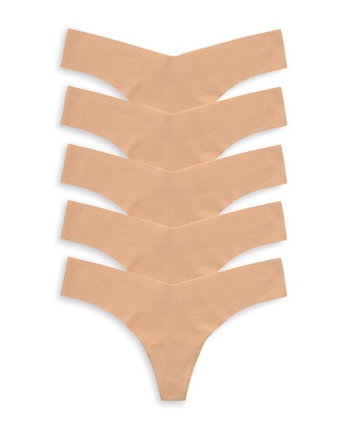 

Бежевые стринги Cammando Raw Cut, 5 шт. Commando, цвет Tan/Beige