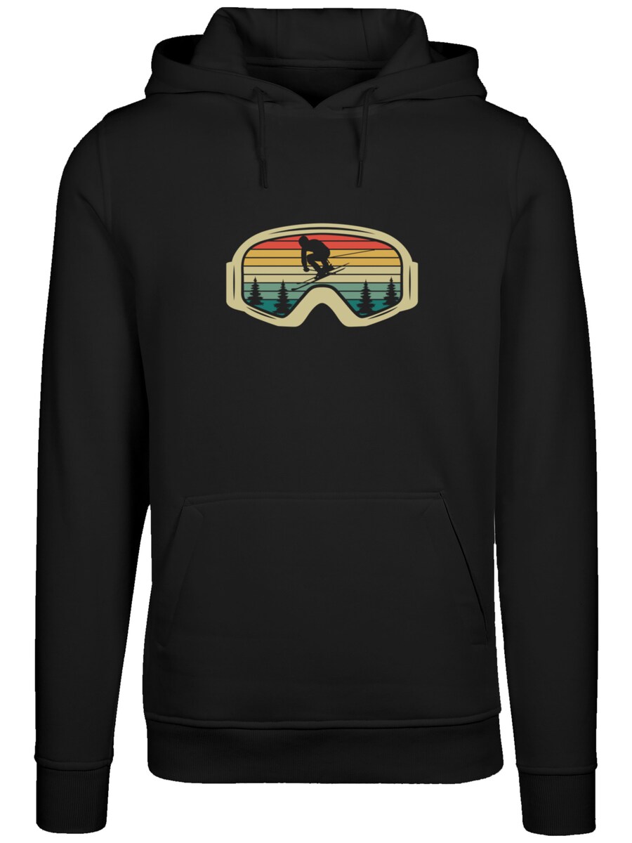 

Толстовка F4NT4STIC Retro Skibrille Wintersport, черный