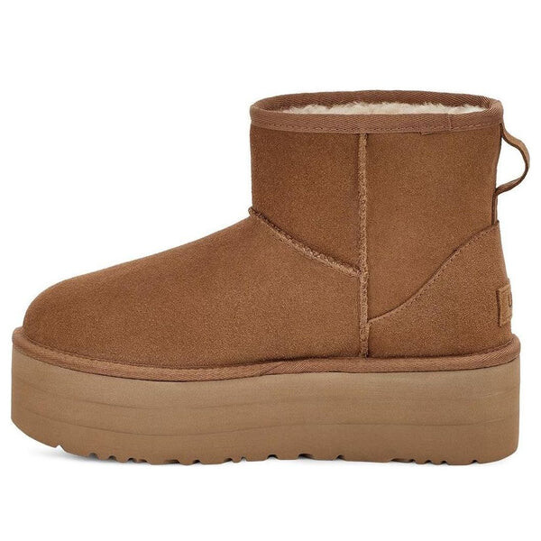 

Кроссовки (WMNS) UGG Classic Mini Platform 'Chestnut', цвет chestnut