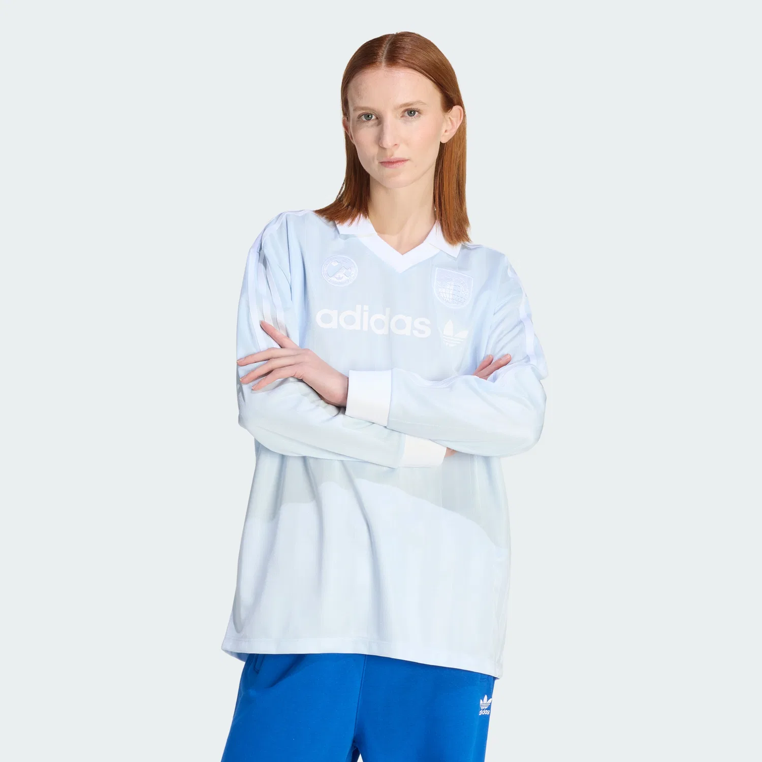 Футболка с длинным рукавом для футбола Crystal Sky от Adidas