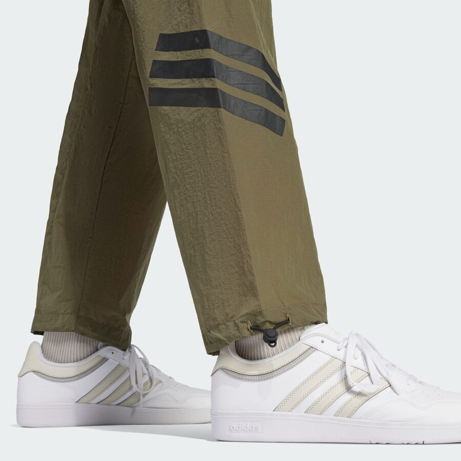 Длинные брюки ADIDAS SPORTSWEAR Loose fit Workout Pants Future Icons, оливковый — фото 4