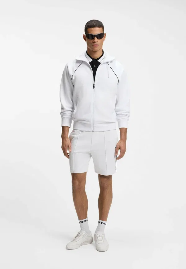 Толстовка на молнии Boss, Join saggy zip up sweatshirt, белый — фото 2
