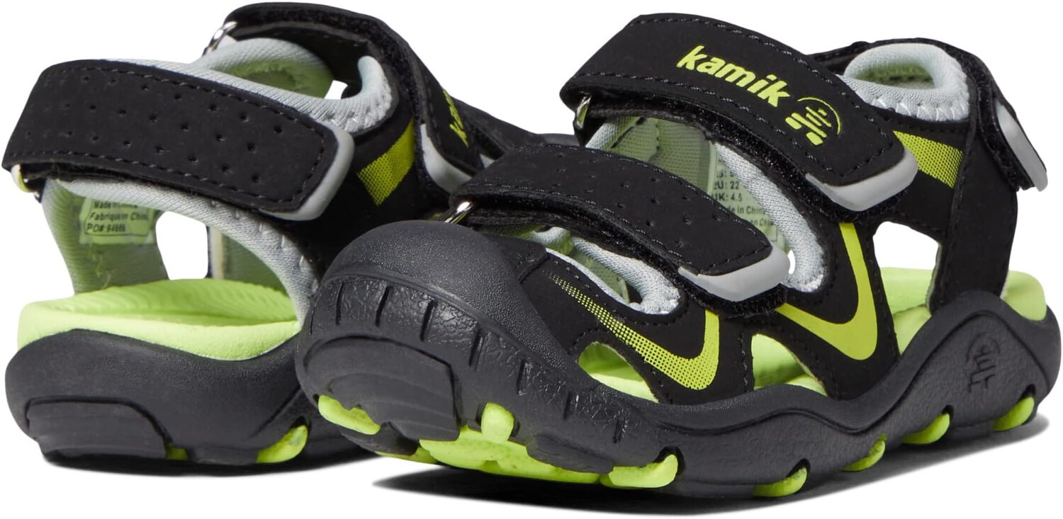 

Сандалии Kamik Wander, цвет Black/Lime