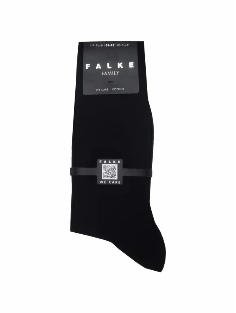

Хлопковые носки с логотипом Falke, тёмно-синий
