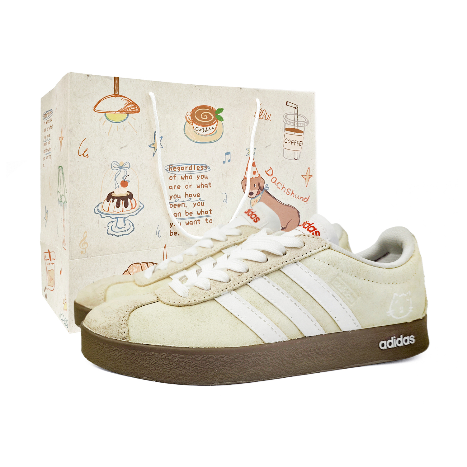 

Adidas VL COURT 20 устойчивые к истиранию и скольжению низкие кроссовки для скейтбординга Unisex Yellow