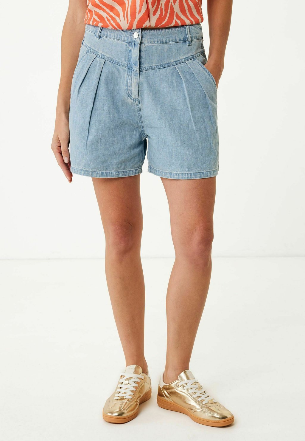 

Джинсовые шорты PLEATS Mexx, цвет Medium Vintage
