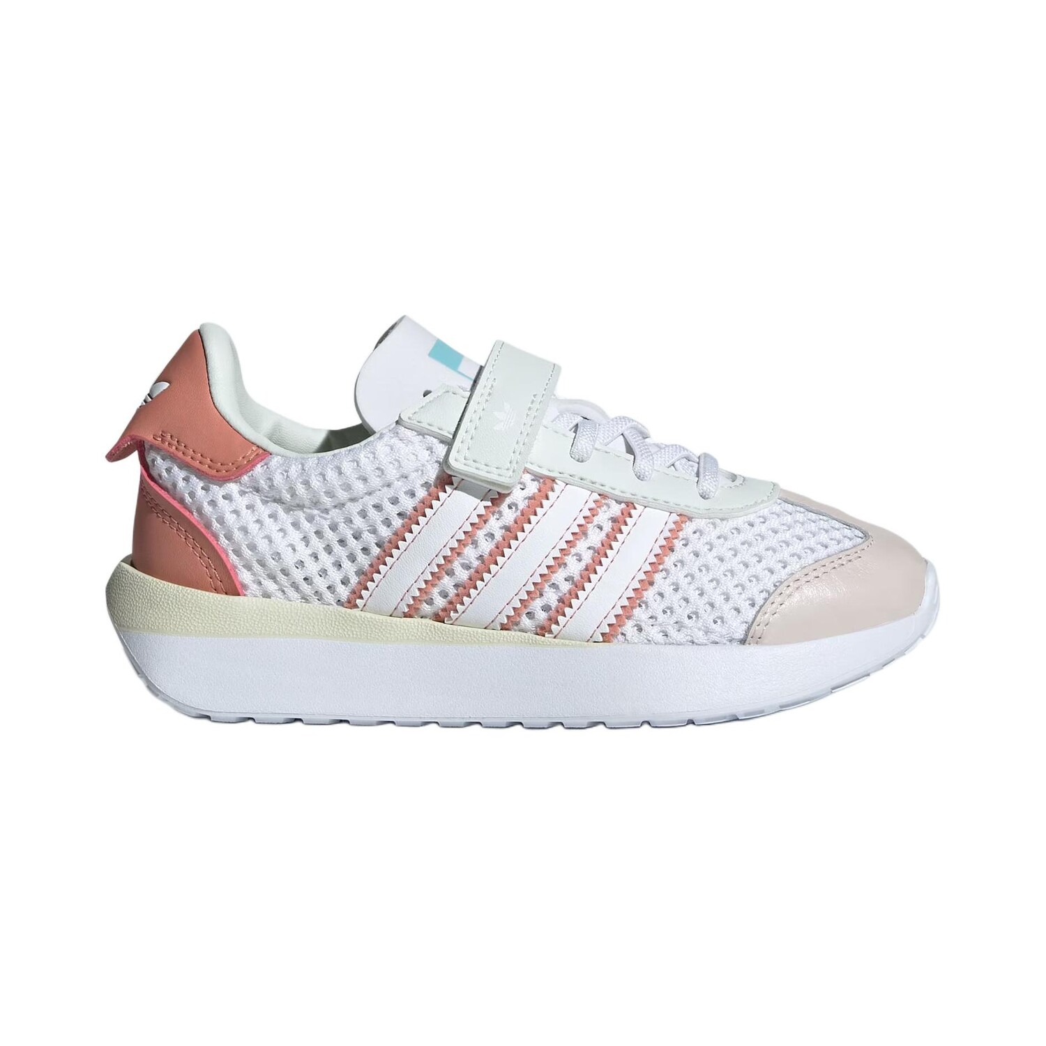Кроссовки adidas originals COUNTRY Kids Lifestyle PS, White/earthy brown/purple pink — фото 4