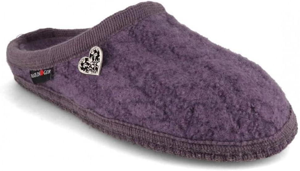 

Унисекс тапочки Haflinger Herzerl для взрослых, сиреневый
