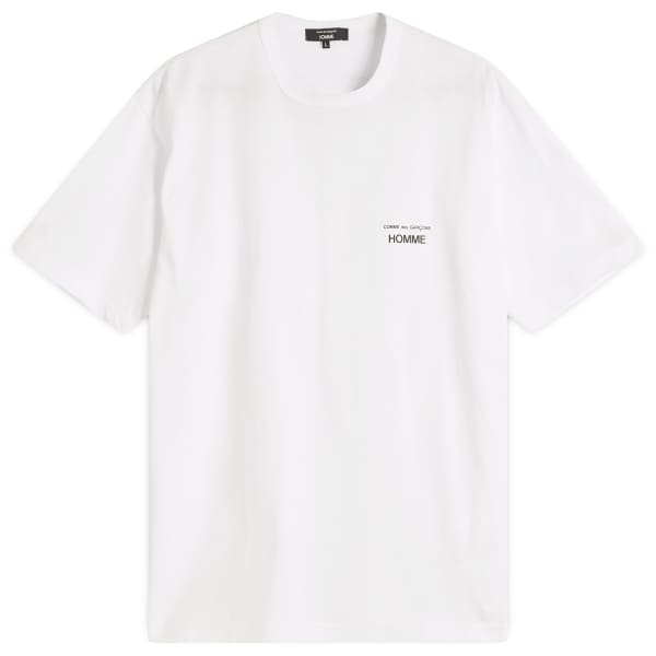 

Футболка с маленьким логотипом Comme Des Garçons Homme, белый