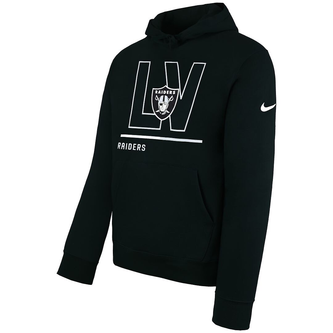 

Толстовка nfl las vegas riders Nike, черный