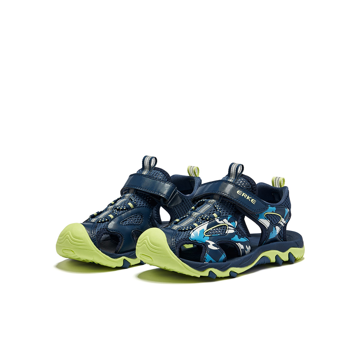 ERKE KIDS Детские сандалии Jungle Slip Resistant, Breathable, Quick Dry Low Top синие — фото 3