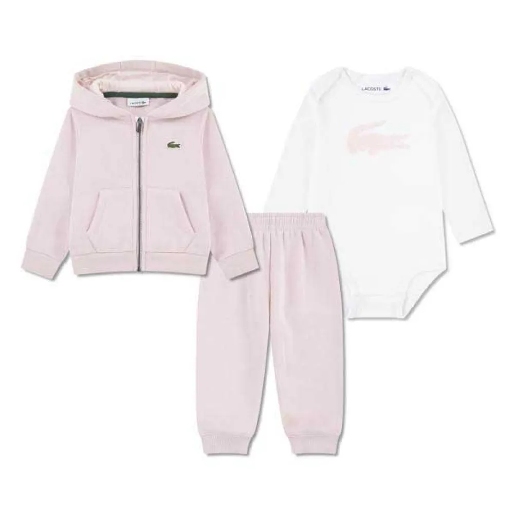 Детский флисовый комплект Lacoste Mon Premier Lacoste kids, розовый