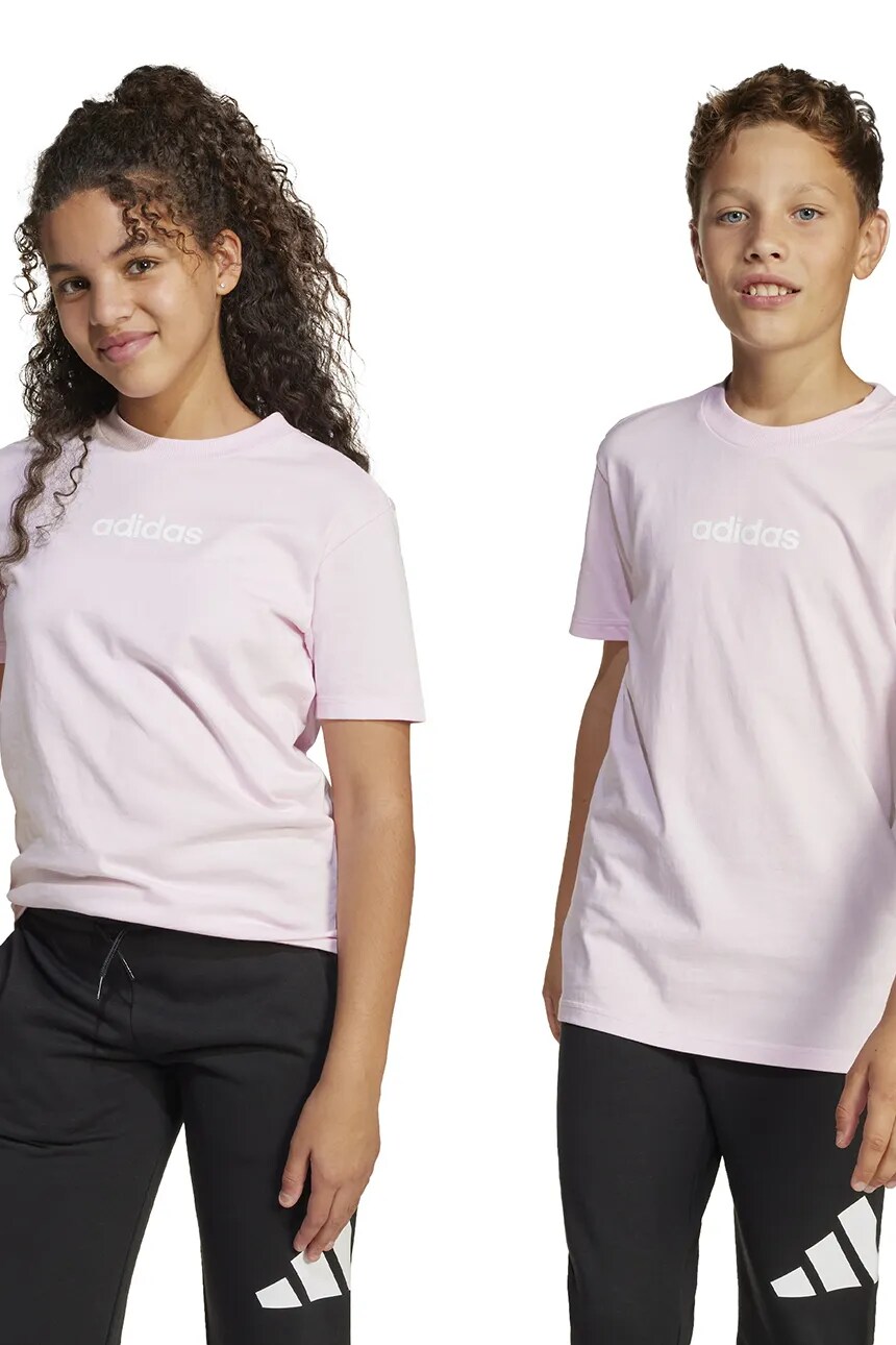 

Футболка детская хлопковая Adidas, розовый