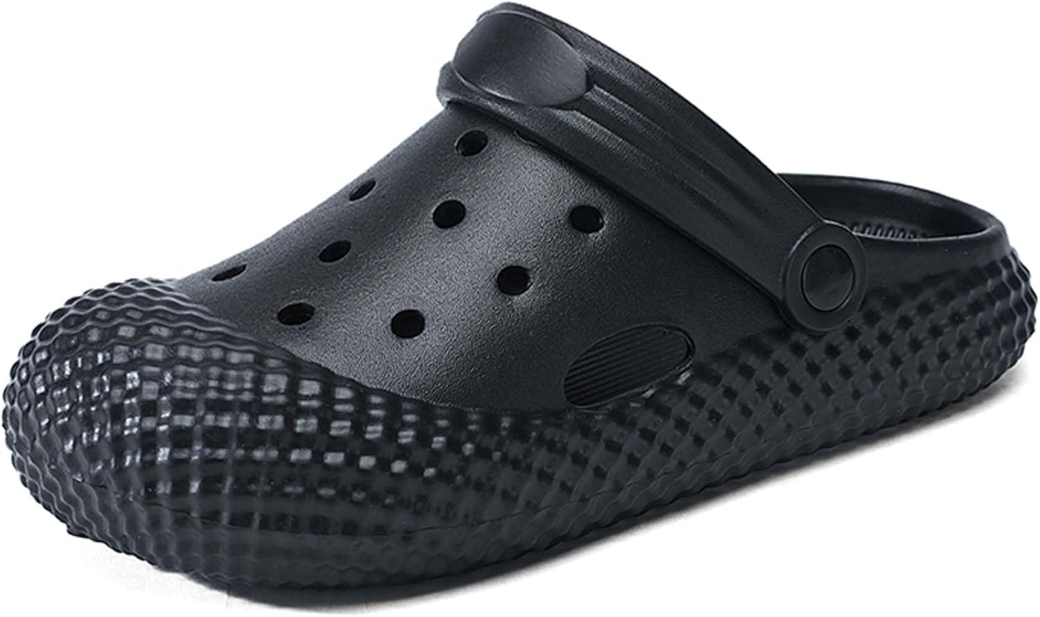 

Мужские и женские садовые сандалии, модные и легкие деревянные сабо, удобные тапочки, летняя обувь для отдыха на пляже и водных видов спорта, с поддержкой свода стопы, противоскользящая садовая обувь Generic, черный