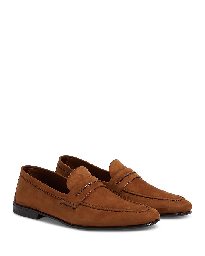 

SECONDSKIN Мокасины Loafers ZEGNA, коричневый/бежевый