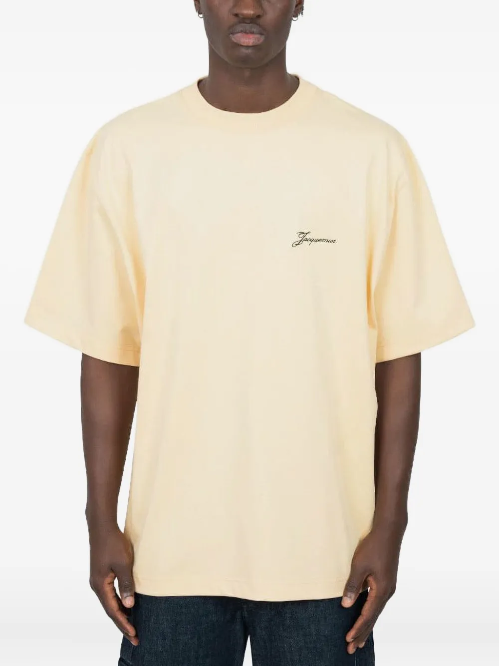 

Футболка с принтом JACQUEMUS, желтый