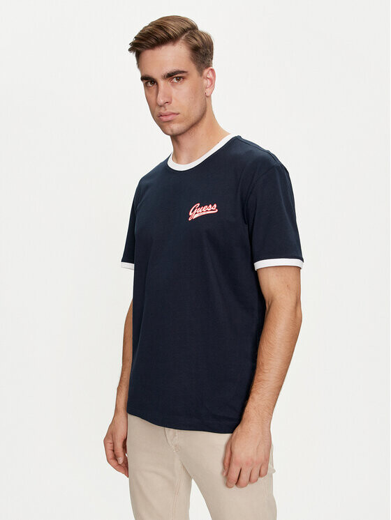 

Футболка стандартного кроя Guess, синий