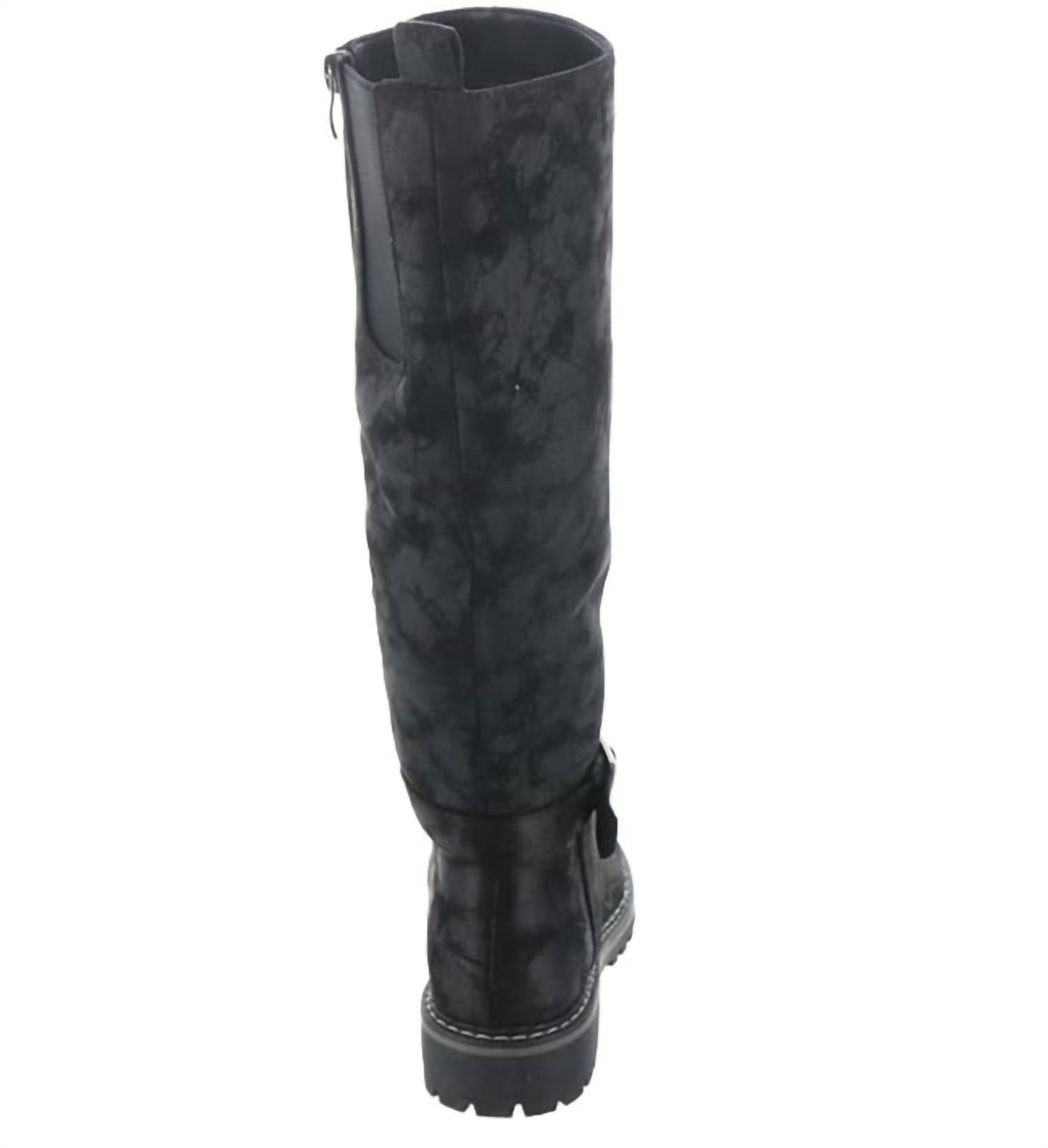 Женские ковбойские сапоги Giddy Up в потертом черном цвете Corkys Footwear — фото 4