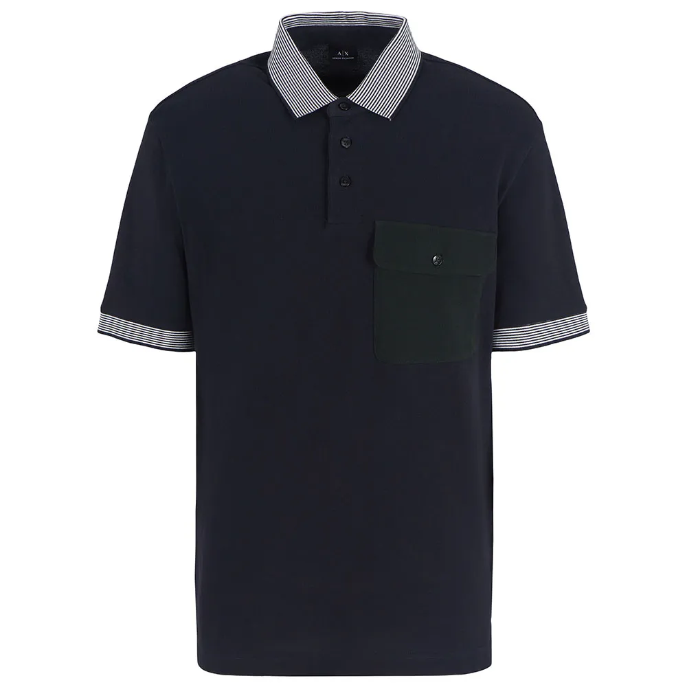 

Поло с коротким рукавом Armani Exchange XM000303_AF10366, синий