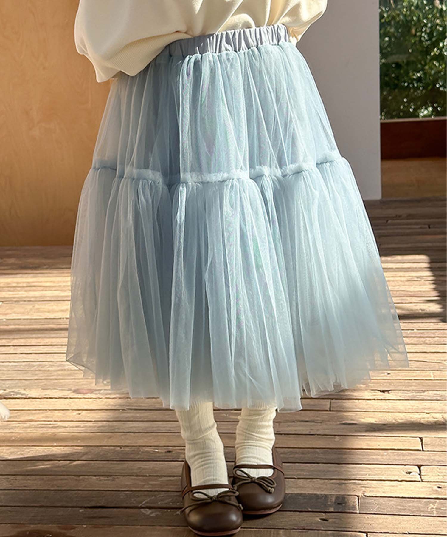 Юбка из тюля Aimoha Kids, blue — фото 3