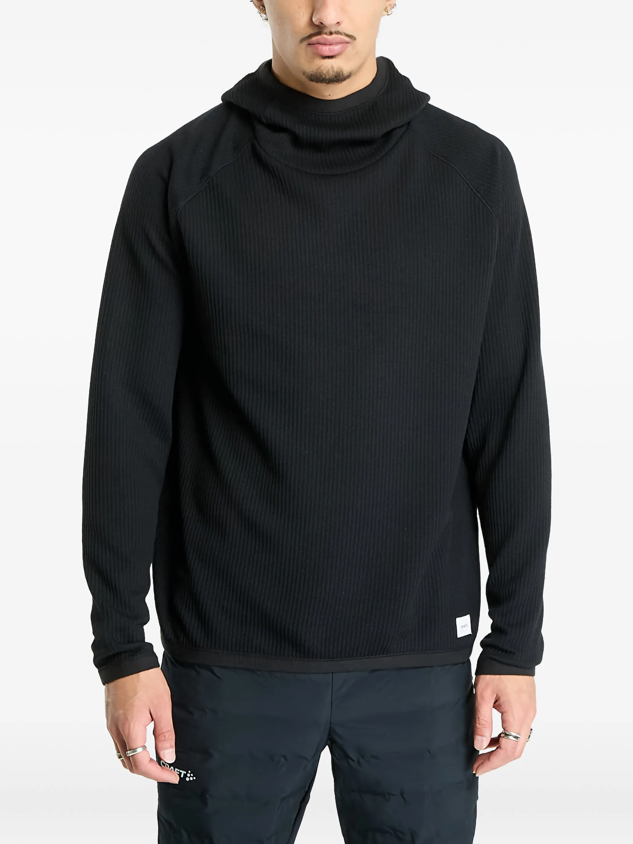 

Худи с нашивкой-логотипом Craft, черный