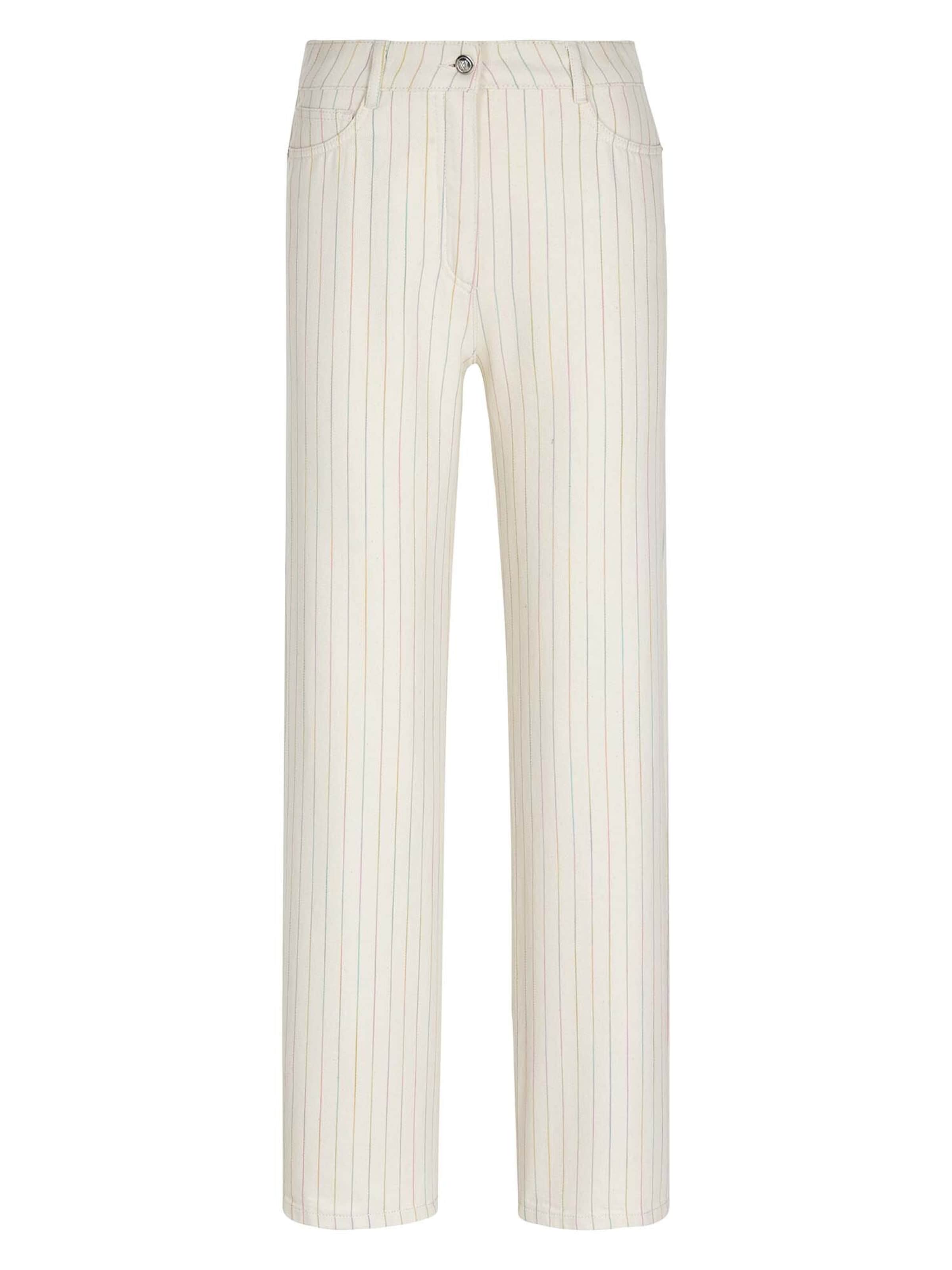 

MADELEINE Джинсы Regular из шерсти белого цвета