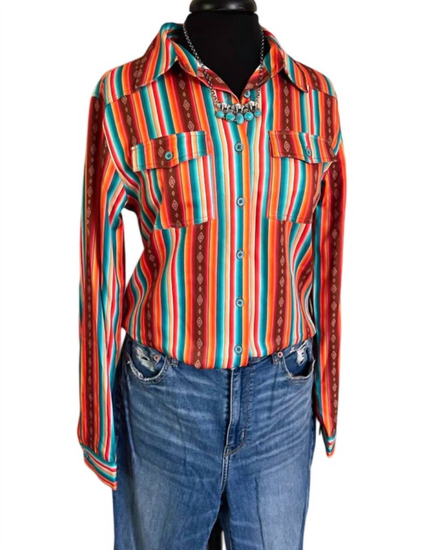 

Рубашка на пуговицах Sturgill Serape Rowdy Crowd