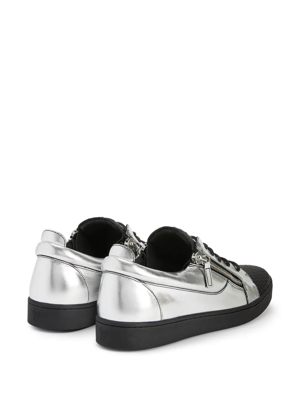 Кеды Frankie на шнуровке Giuseppe Zanotti, мультиколор — фото 3