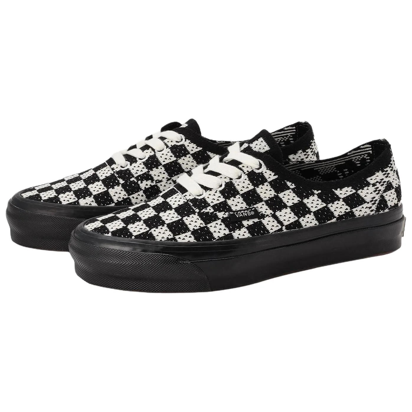 Vans Premium Authentic 44 Skateboard Shoes Unisex Black White — фото 4