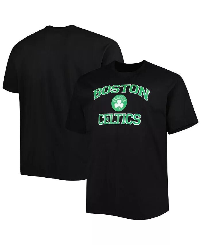 

Мужская черная футболка Boston Celtics Big and Tall Heart & Soul Profile, черный