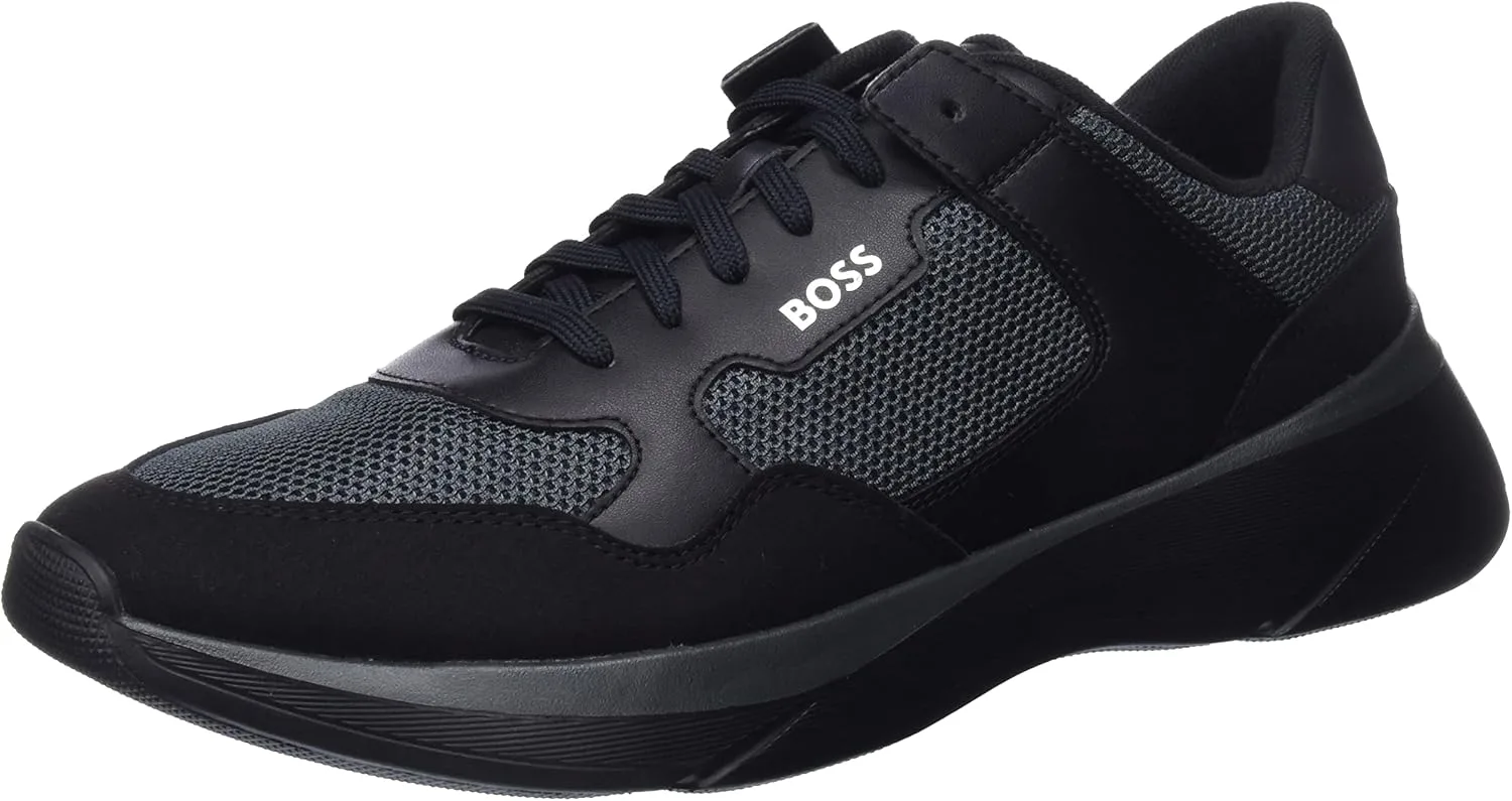 Мужские кроссовки BOSS Dean_Runn_memx, угольный