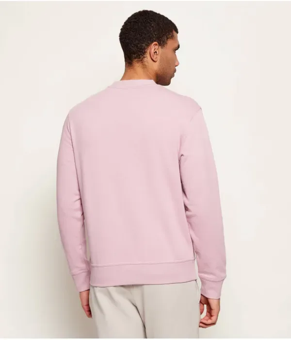 Толстовка WeSmallcrew comfort fit Boss Orange, розовый — фото 3