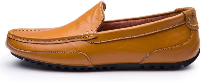 Мокасины из искусственной кожи, Loafers, желто-коричневые SayfuR — фото 2