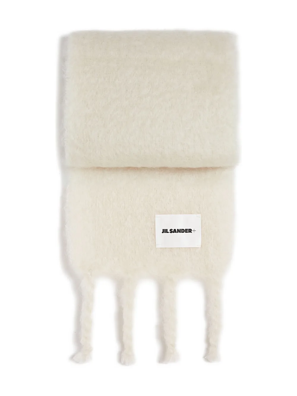 

Шарф с нашивкой-логотипом JIL SANDER+, белый