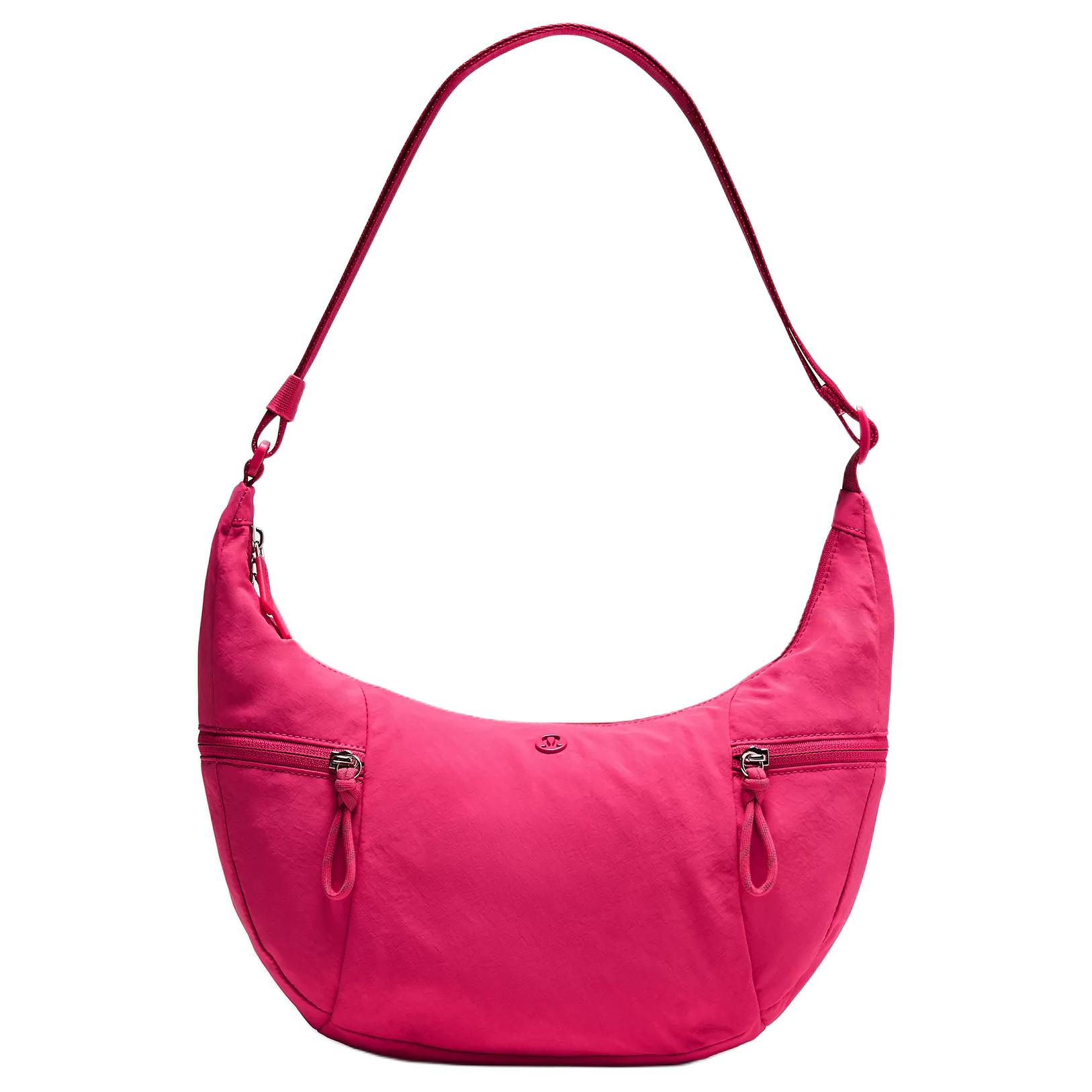 

Lululemon Нейлоновая женская сумка через плечо малинового цвета, Raspberry Red