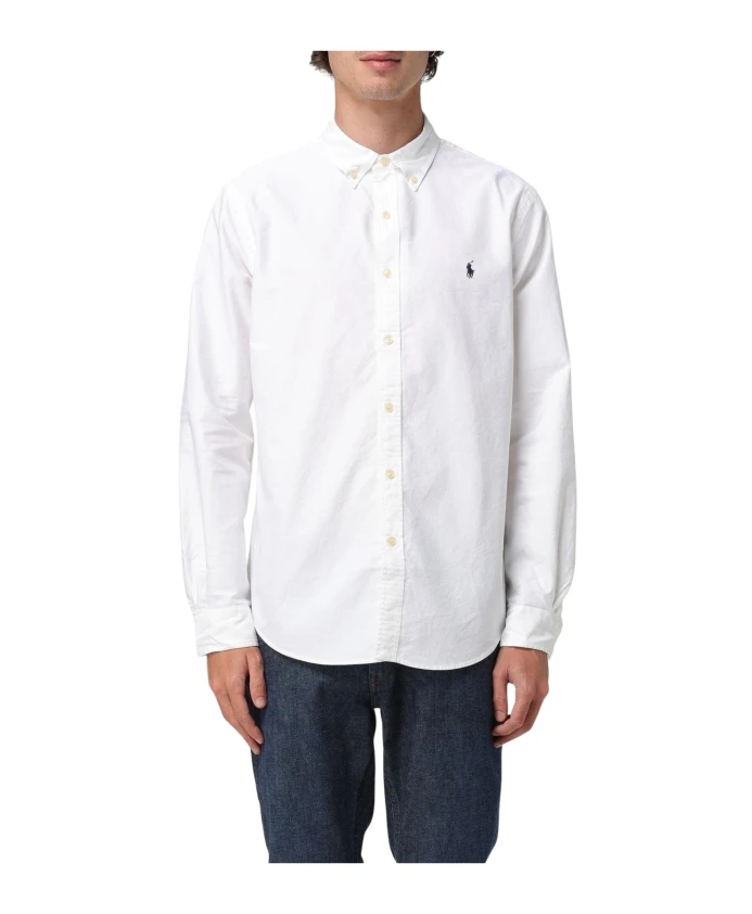 

Классическая рубашка с длинными рукавами Polo Ralph Lauren, белый