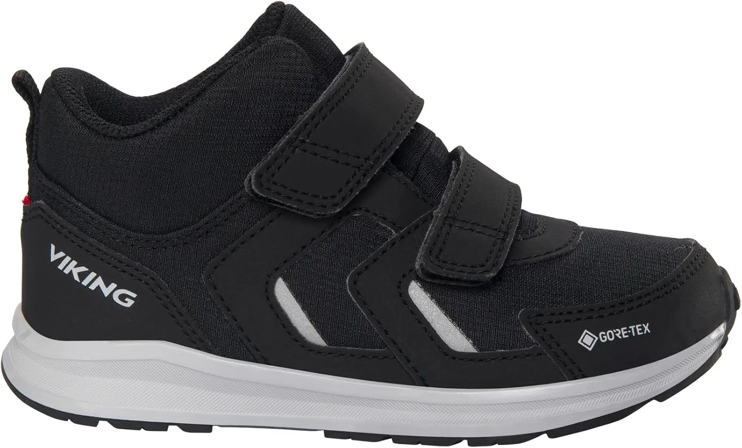 Детские игровые кроссовки Viking Unisex Game Mid GTX 2v для ходьбы, Black Light Grey