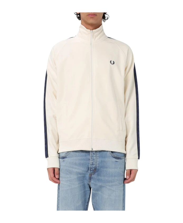 

Классическая толстовка с круглым вырезом Fred Perry, бежевый