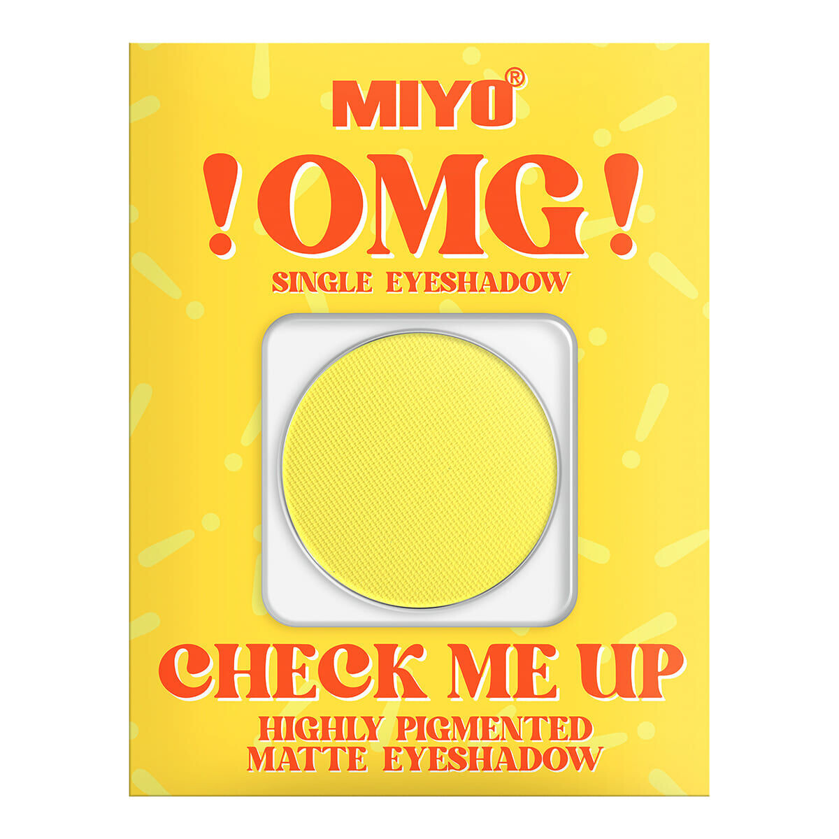 

Матовые тени для век 10 подсолнечника Miyo Omg! Check Me Up, 1,3 гр