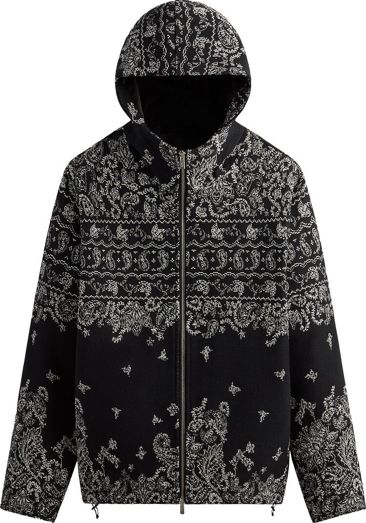 

Худи Kith 101 Braden Tapestry Full Zip 'Black', черный