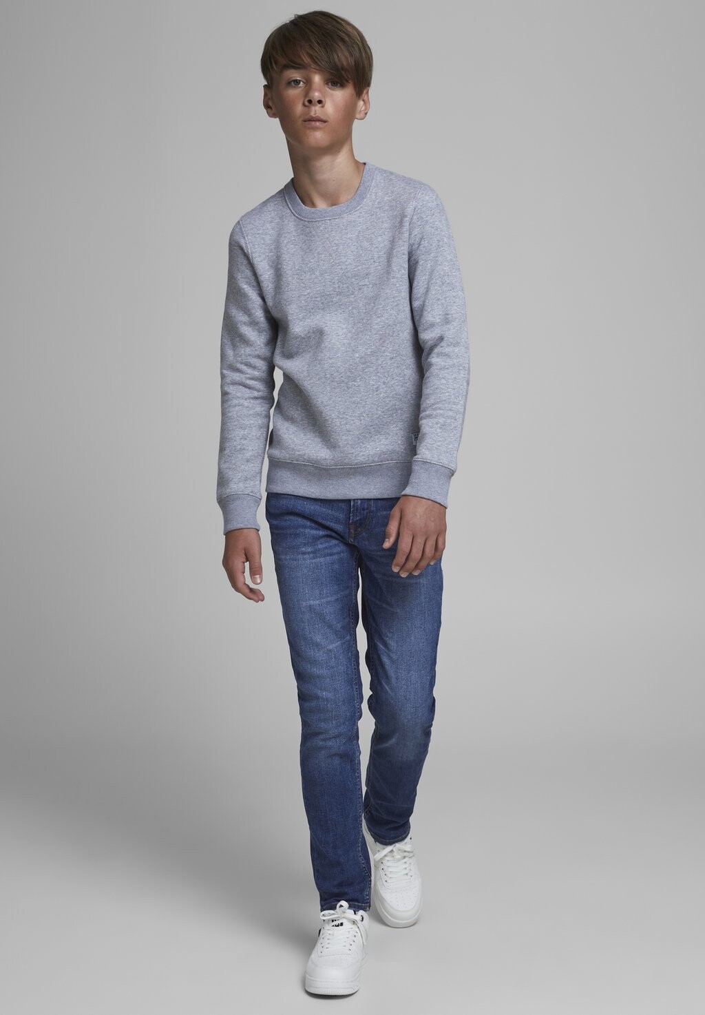Джинсы Skinny Fit GLENN ORIGINAL Jack & Jones Junior, цвет blue denim — фото 4