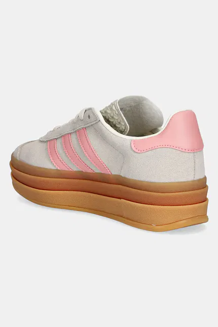 Кроссовки детские GAZELLE BOLD Adidas Originals, бежевый — фото 3